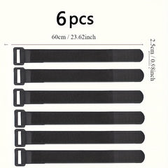 Skiing Pole Binding Straps Durable Fastening Cable Ties Cycling Yoga Mat Straps
