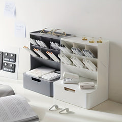 Plastic Makeup Storage Case Desk Organizer