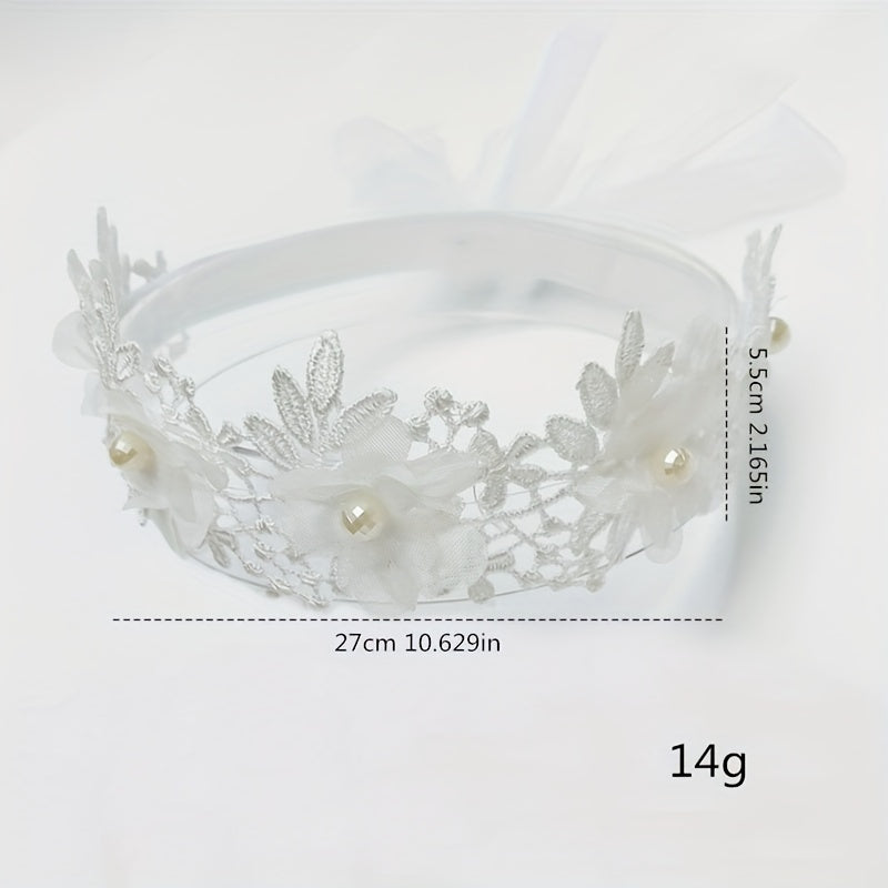 Cute Lace Flower Headband for Baby Girls