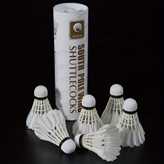 6pcs No 5 Badminton Shuttlecocks for Training & Entertainment