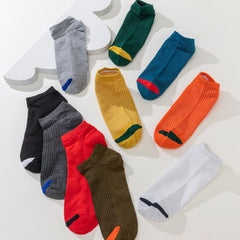 10 Pairs Kids Striped Ankle Socks