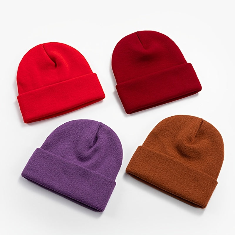 Warm Wool Knit Hat for Winter Couple