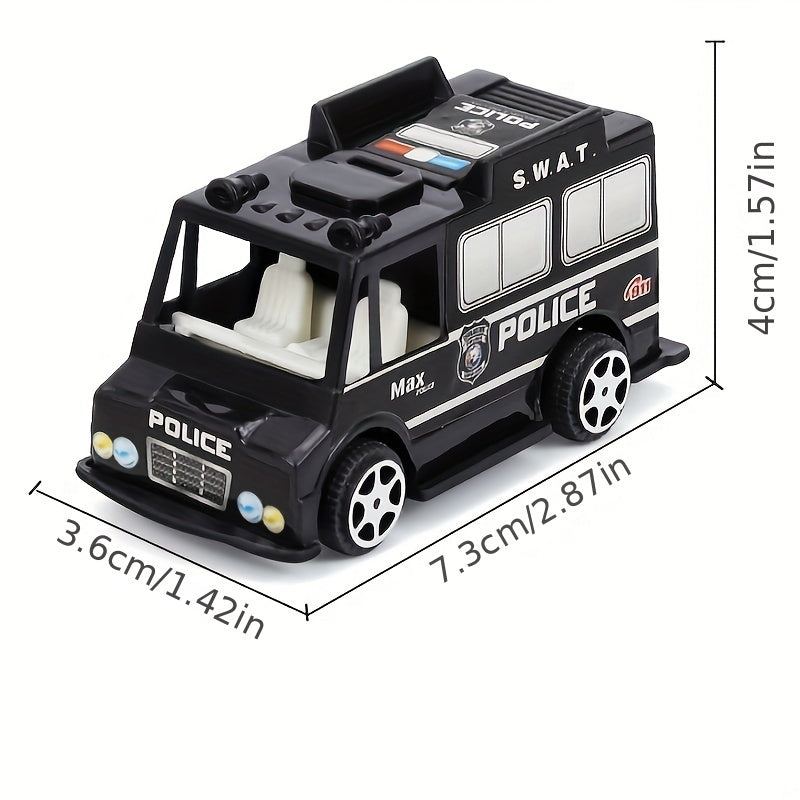 Pull Back Toy Car Fast Food Bus Mold Inertia Educational Toy