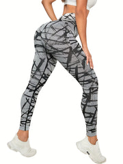 High Waist Hip Lift Leggings Quick Dry Fitness Tight Pants For Women