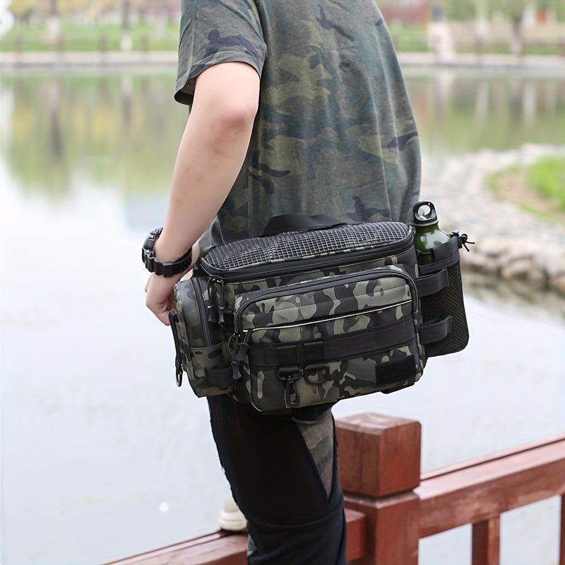 Large Capacity Outdoor Fishing Waist Bag Fishing Accessories Storage Bag