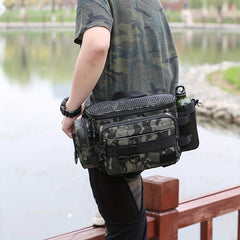 Large Capacity Outdoor Fishing Waist Bag Fishing Accessories Storage Bag