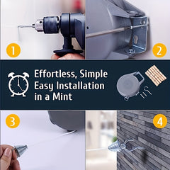1pc Retractable Clothesline Portable Heavy Duty Washing Line PVC