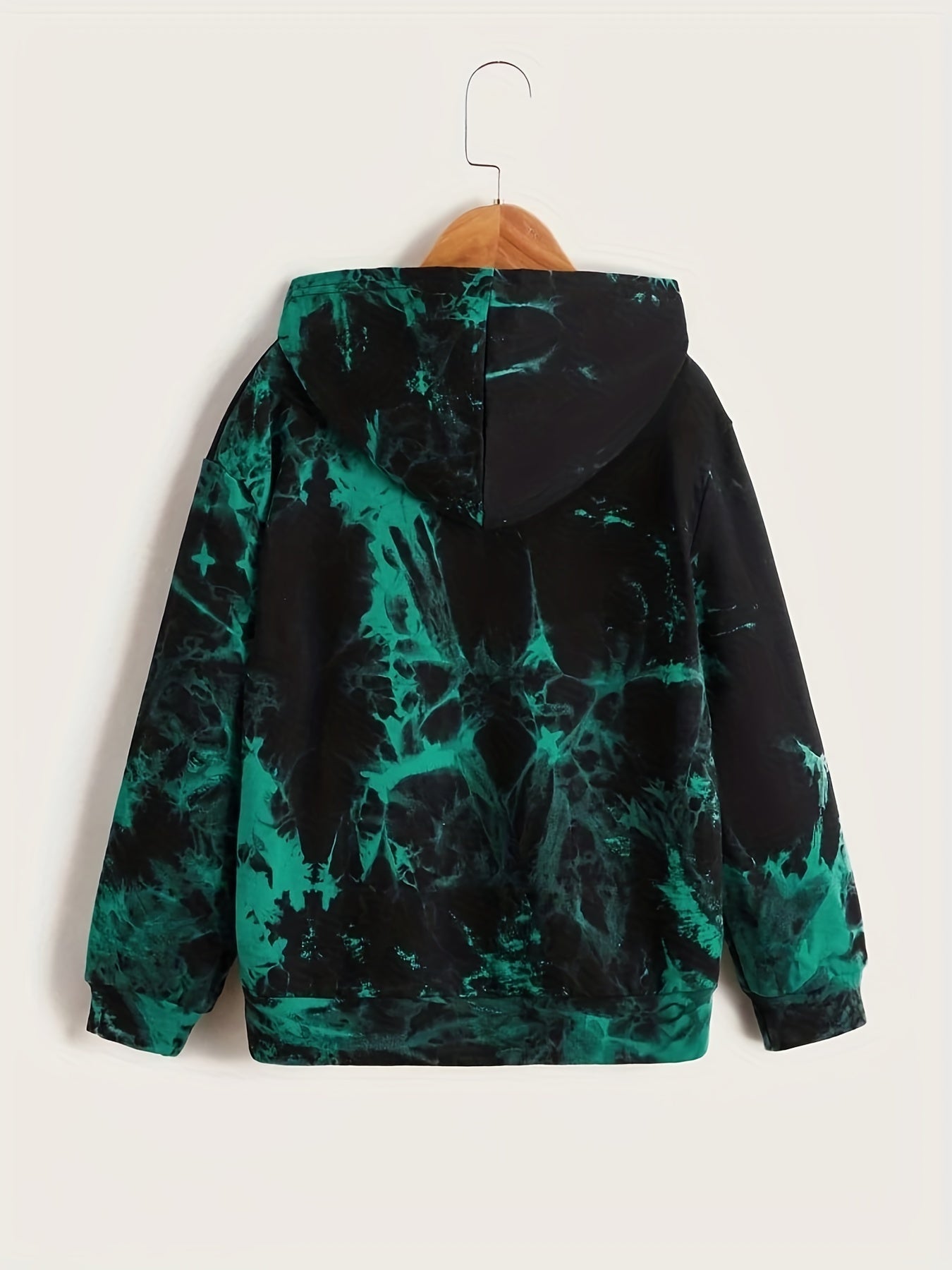 Kid's Tie Dye Hoodie Long Sleeve Top Hooded Pullover Casual Boy's Clothes