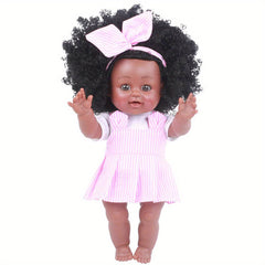 30 48 Cm Reborn Baby Dolls Silicone Lifelike African American Full Body Doll