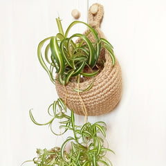 Bohemian Style Woven Teardrop Wall Basket