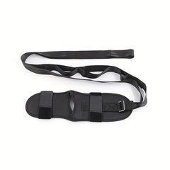 Yoga Stretching Band with Segmented Adjustment for Leg and Foot Stretching