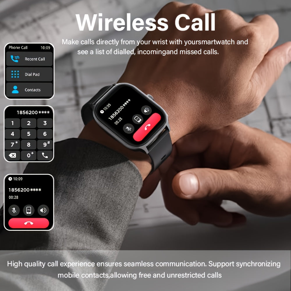 LAXASFIT 5 Smartwatch Fitness Tracker Call & Text Alerts 100 Sports Modes