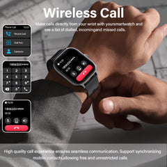 LAXASFIT 5 Smartwatch Fitness Tracker Call & Text Alerts 100 Sports Modes