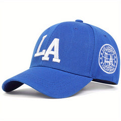 LA Embroidered Baseball Cap Casual Dad Hat Adjustable Unisex Sun Hats