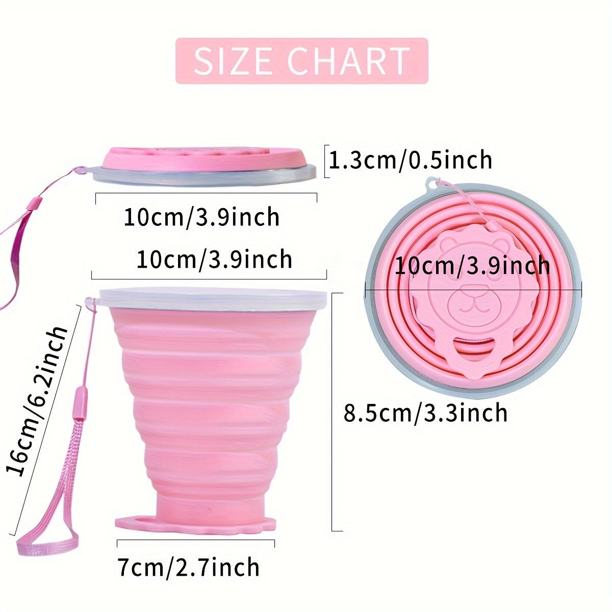 Portable Collapsible Water Cup Mouthwash Cup