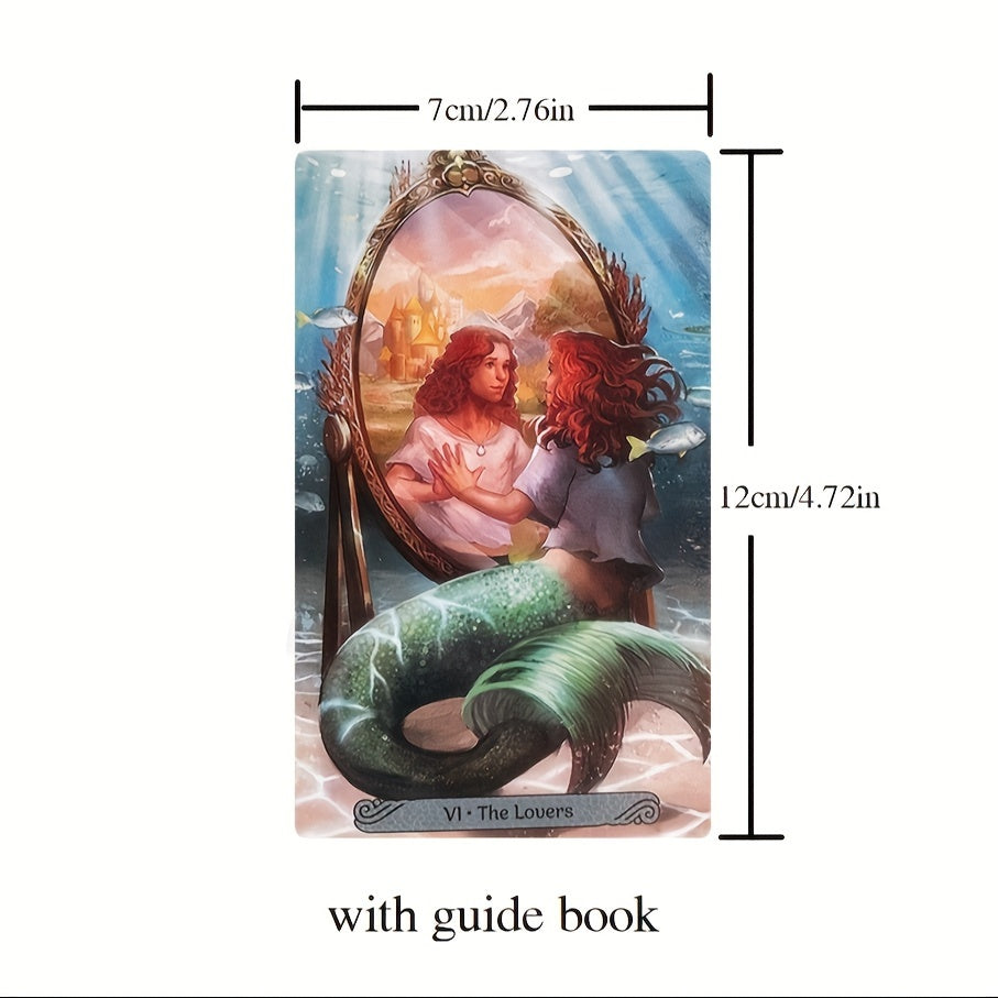 Mermaid Tarot Card 78 Divination Cards In English for Fortune Telling