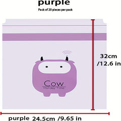 Car Garbage Bags Cartoon Printed Self-adhesive Storage Bag