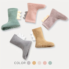 Girls Kids Dinosaur Crew Socks Thick Sleep Socks Children's Socks
