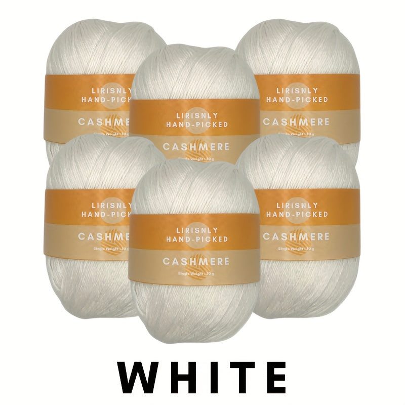6pcs High Cashmere Thread 60 Cashmere 20 Acrylic 20 Viscose