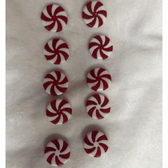 10PCS Candy Cane Xmas Ornaments Mint Candy Cane Christmas Tree Decoration