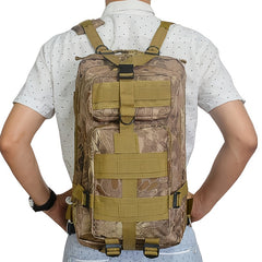 30L Outdoor Camo Backpack Waterproof Hiking Camping Bag