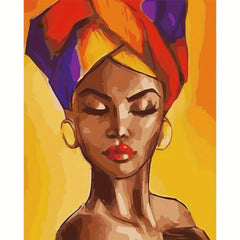 1pc Abstract Woman 40x50 Unframed Digital Painting Set DIY Home Decor Canvas Kit