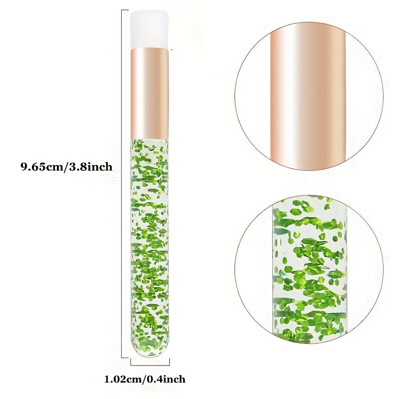 20 Glitter Crystal Lash Shampoo Brushes with Container