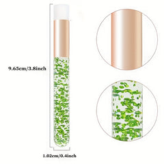 20 Glitter Crystal Lash Shampoo Brushes with Container