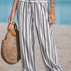 Floral Print Joggers Drawstring Pants