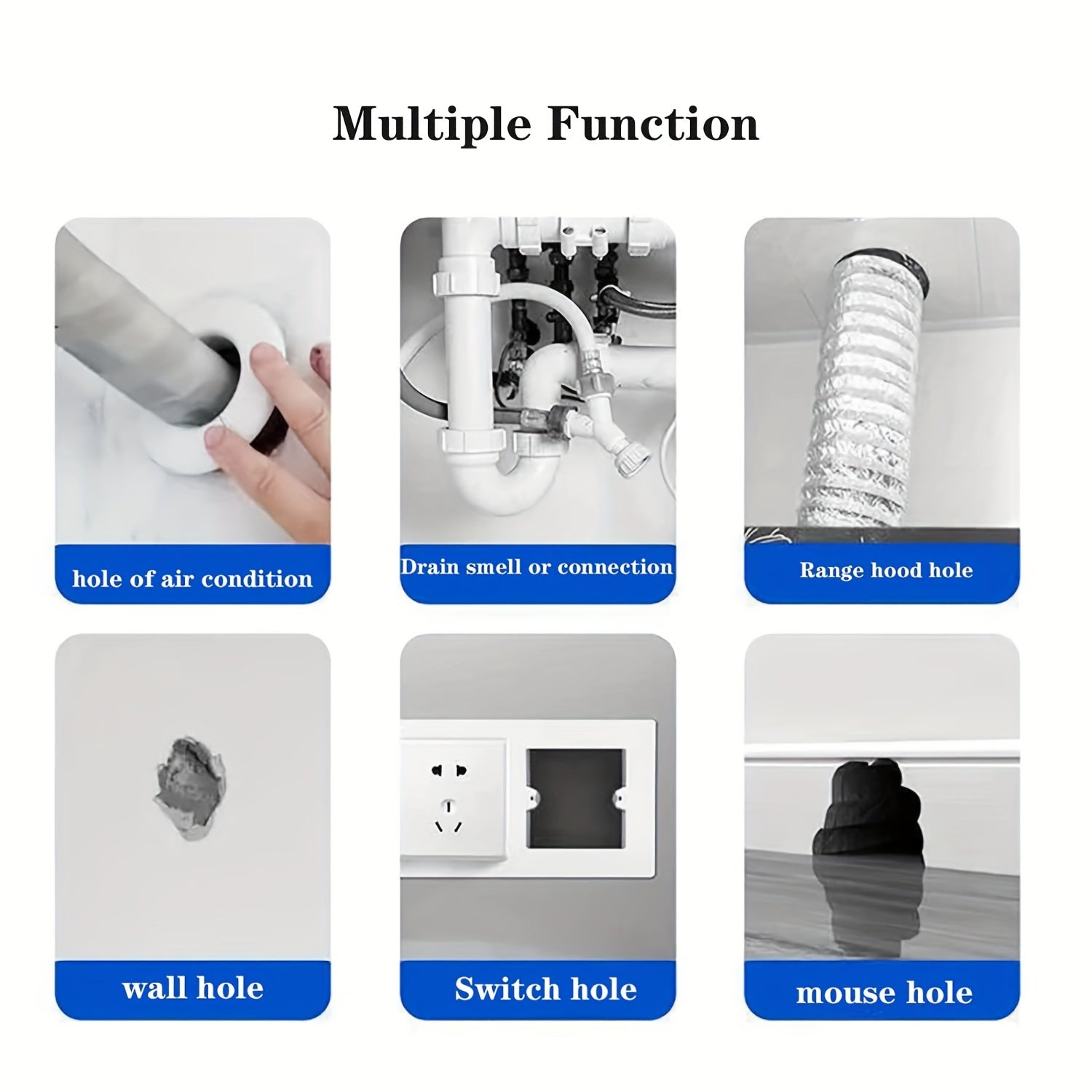 Waterproof Duct Seal Repair Sealing Clay Putty for Drain Connection Wall Hole