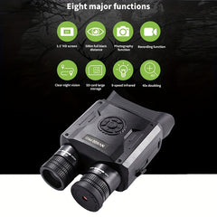 HD IR Night Vision Binoculars 8X Digital Zoom Low Light Night Vision