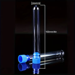 50pcs Disposable Plastic Test Tubes for Experiment Research