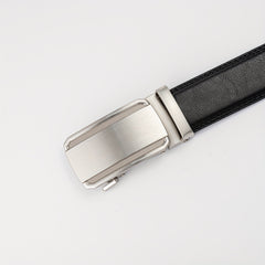 Men's PU Leather Belt Automatic Buckle Business Waist Strap