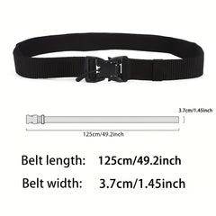 Quick Release Magnetic Buckle Nylon Tactical Belt
