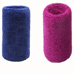 Unisex Sports Terylene Wristband - Sweat Absorbing