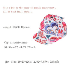 Pink Love Embroidered 3D Bow Baseball Cap Women's Dad Hat