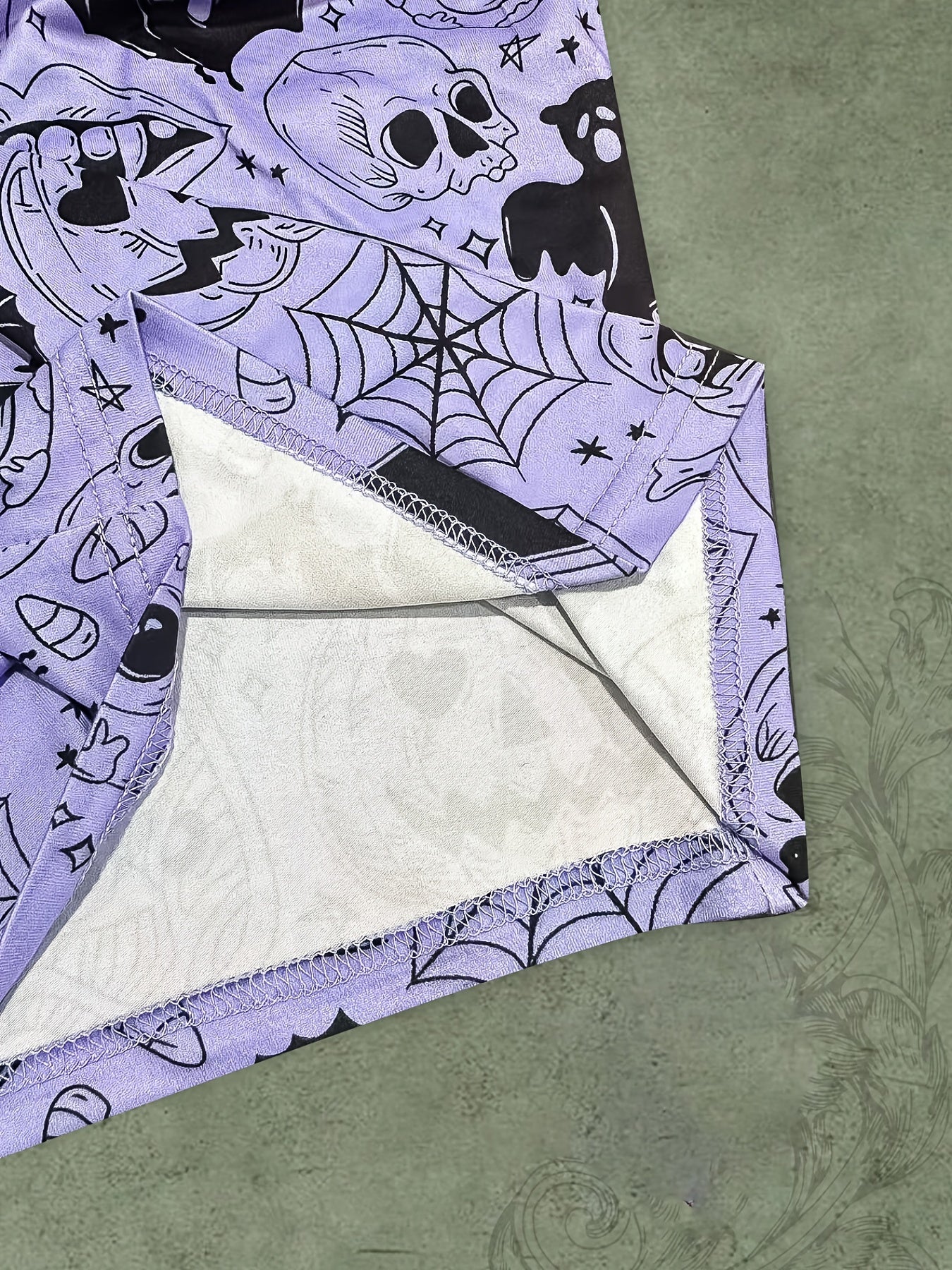 Halloween Graphic Print Cami Top Gothic Crew Neck Summer Sleeveless Top