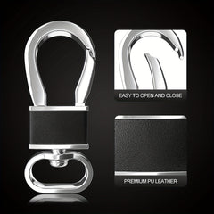4pcs Metal Carabiner Keychain Portable Key Holder for Camping Hiking