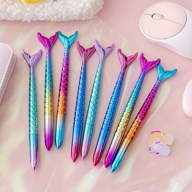 3pcs Mermaid Gel Pens Fun Creative Stationery Supplies for Home School Office