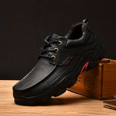 Men's Leather Slip On Loafers Casual Walking Shoes