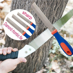 Diamond Rhombus Saw File Wood Rasp 7 62 10 16 12 Sharpening Saw Blade Tools