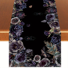 Polyester Table Runner Halloween Gothic Skull Tablecloth