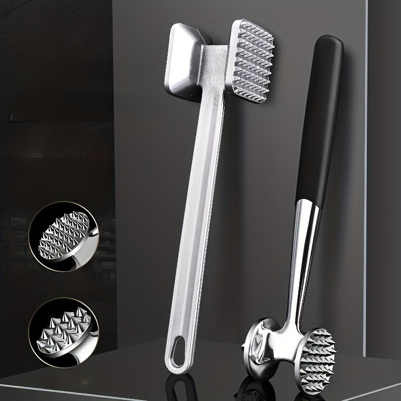 Stainless Steel Meat Tenderizer Hammer Double-sided Mallet