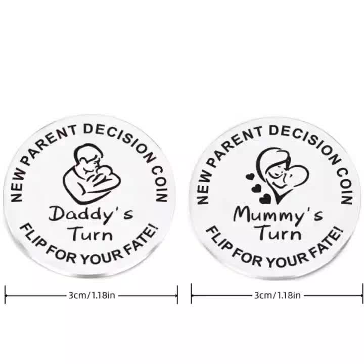 Baby Decision Making Coin - Parenting Tool for Important Choices