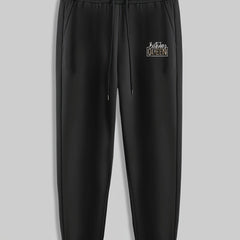 Queen Birthday Print Men's Pants Drawstring Sweatpants for Spring Autumn