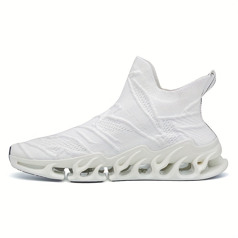 Men's Slip on Blade Sneakers Lightweight Breathable Athletic Shoes