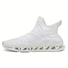 Men's Slip on Blade Sneakers Lightweight Breathable Athletic Shoes