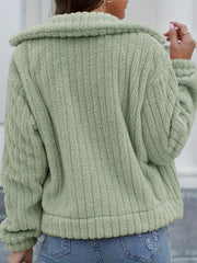 Women's Winter Thermal Coat Solid Long Sleeve Jacket Coat