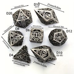 7pcs Hollow Snake Dice for Board Game