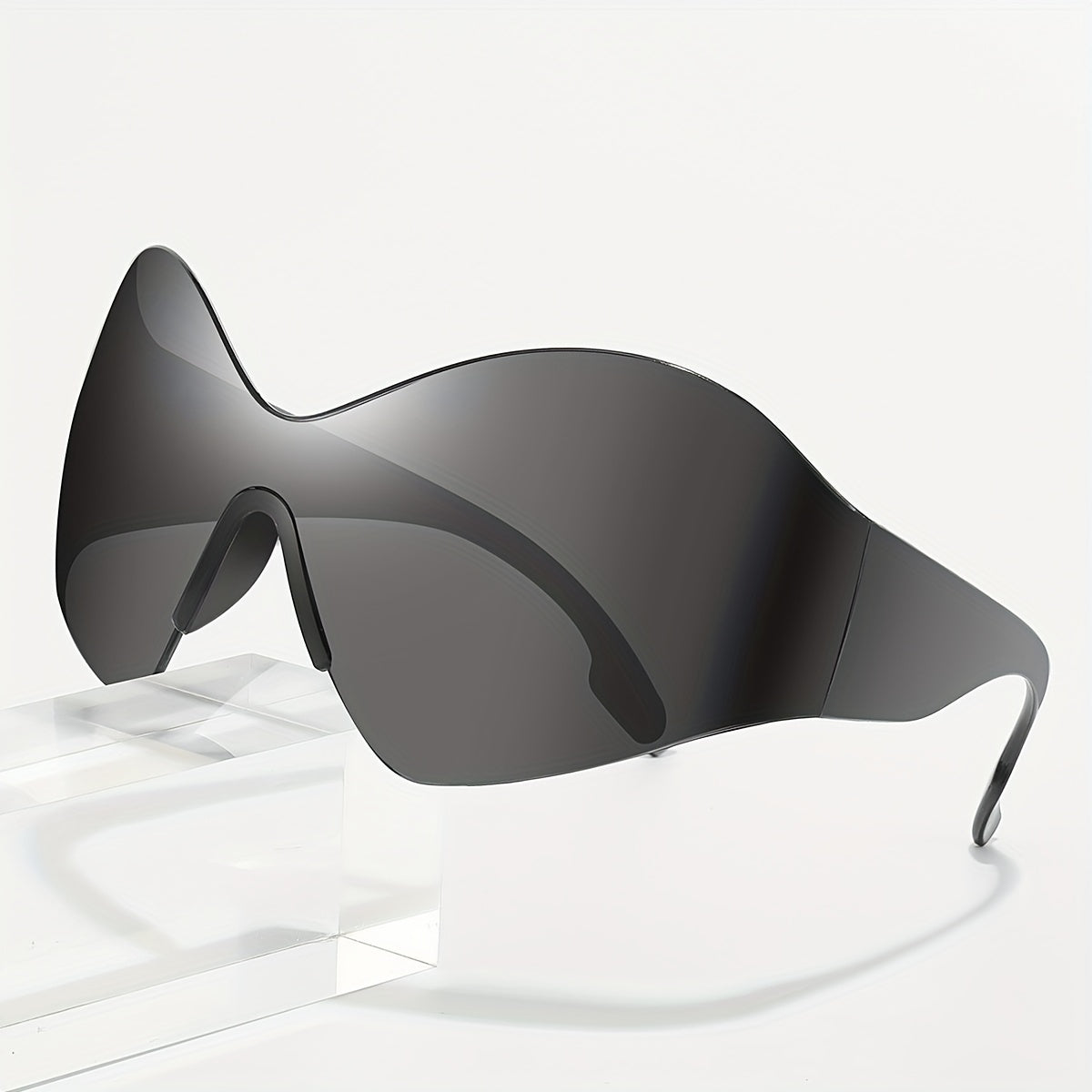 Y2K Future Style Sunglasses XL Frame Unisex Outdoor Eyewear